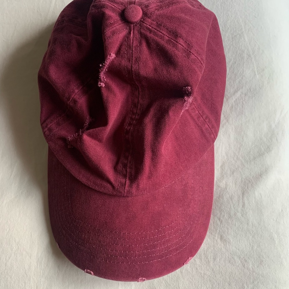 Burgundy Baseball Cap